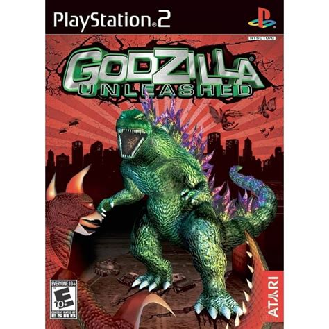 Restored Godzilla Unleashed Sony Playstation 2 2007 Fighting Game