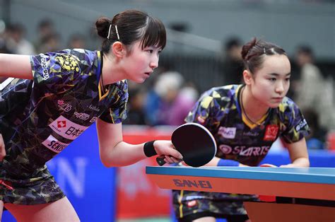 伊藤美誠・早田ひな 決勝進出！「みまひな」3連覇に王手【卓球 全日本選手権】｜テレビ東京卓球news：テレビ東京