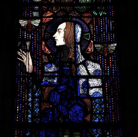 St Gobnait Patron Saint Of Bees Ireland Harry Clarke Ocean Sky