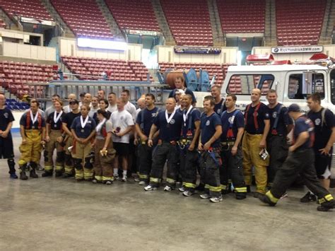 Fight For Air Climb Basketball Court Firefighter Fight