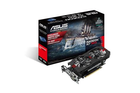 Asus Amd Radeon R7 360 2gb Graphics Card 90yv08e4 M0na00 Ccl Computers