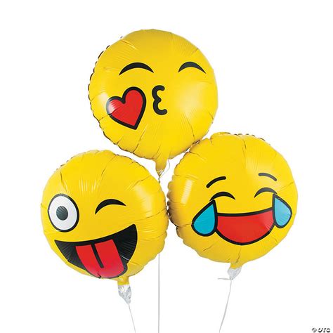 Emoji Mylar Balloons Oriental Trading