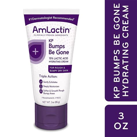 AmLactin KP Bumps Be Gone Hydrating Cream - 3 Oz Tube