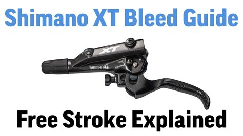 Shimano Xt M8000 M8100 Brake Bleed Service Guide For Beginners Free