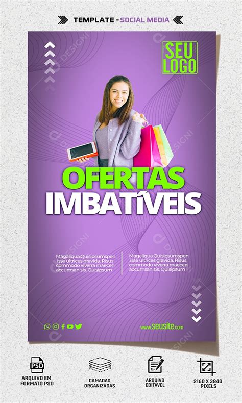 Ofertas Imbatíveis Social Media Psd Editável [download] Designi