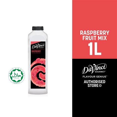 DaVinci Gourmet Raspberry Fruit Mix 1L Expiry Date On 2 9 2023