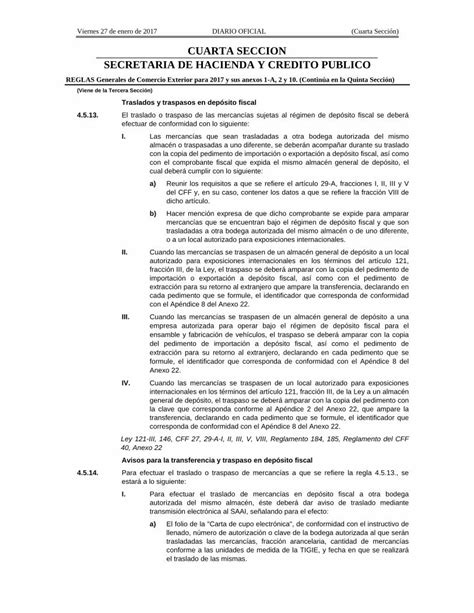 PDF CUARTA SECCION SECRETARIA DE HACIENDA Y CREDITO PUBLICO DOKUMEN