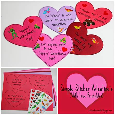 Free Printable Valentine Stickers