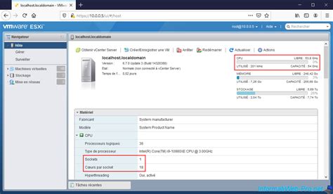 Fonctionnement De La Gestion Du Processeur Cpu Sous Vmware Esxi