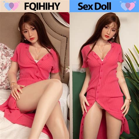 FQIHIHY 158CM Silicone Sex Dolls Full Size Realistic Vagina Breasts Ass