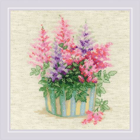 Riolis Astilbe Cross Stitch Kit Jk S Cross Stitch Supplies