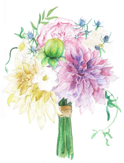 Poppies Posies Photo To Watercolors