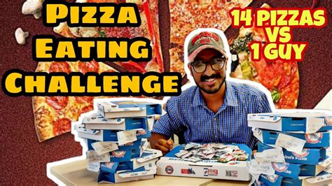 Pizza Eating Challenge Dominos Pizza Thiruvalla Vlog Joash Kurian