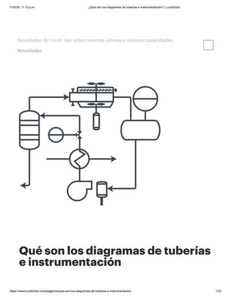 ¿qué Son Los Diagramas De Tuberías E Instrumentación Lucidchart Pdf