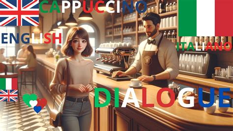 Conversazione Base Inglese Italiano Dialogo Con Il Barista Il