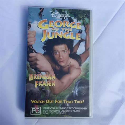 GEORGE OF THE Jungle VHS PAL Brendan Fraser 8 00 PicClick AU