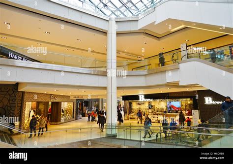 View Of The Rideau Centre A Large Commercial Shopping Center Mall In