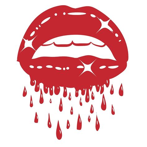 Premium Vector Lips Vector Illustration