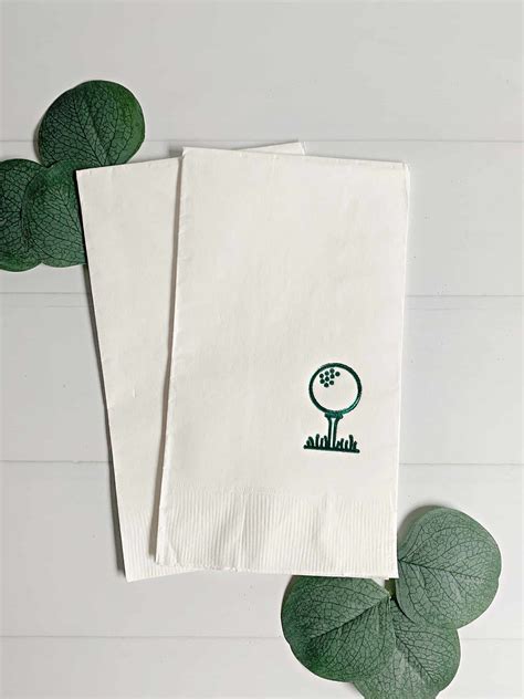 Golf Tee Dinner Napkins Enfete