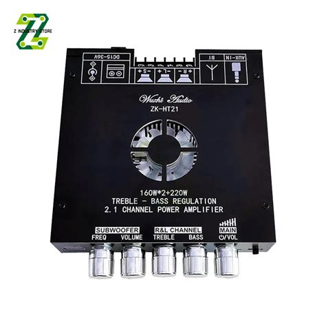 Módulo amplificador de potencia Digital ZK HT21 TDA7498E placa