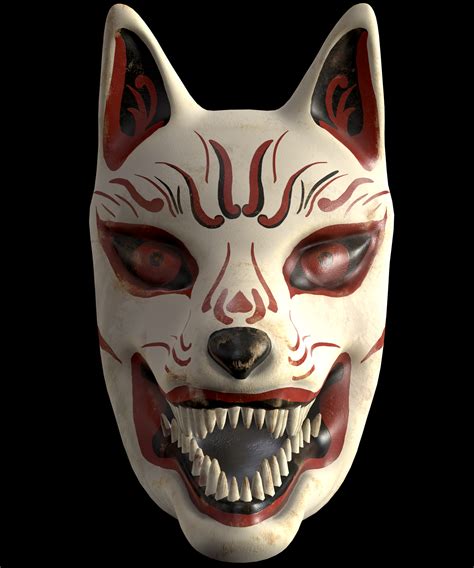 Kitsune Mask | CGTrader