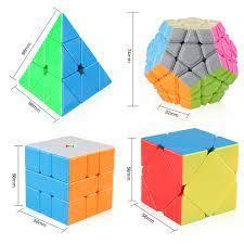 Kit Cubo M Gico Moyu Pe As Megaminx Pyraminx Square Skewb R D