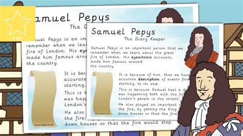 Teacher's Pet » The Great Fire of London - Samuel Pepys Poster