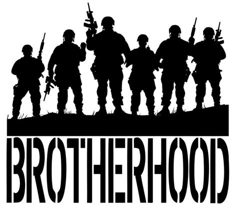 THE Brotherhood Decal — Empire Tactical USA | Soldier silhouette ...