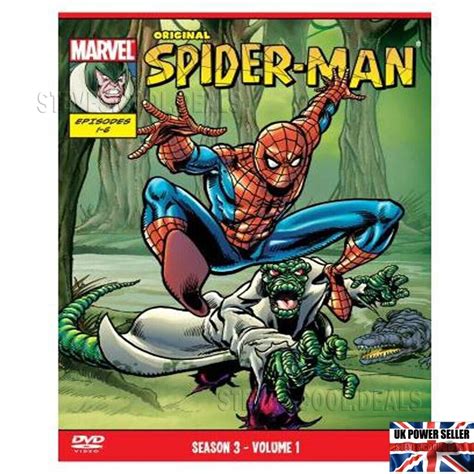 Original Marvel Spider Man DVD Animated Season 3 Volume 1 Episodes 1 6