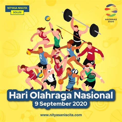 Poster Hari Olahraga Nasional Homecare