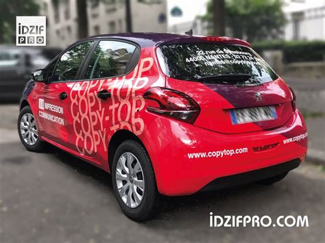 Idzif Pro Total Covering Sur V Hicule Commercial Peugeot