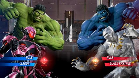 Hulk Ultron Vs Hulk Black Panther Very Hard Ai Marvel Vs Capcom