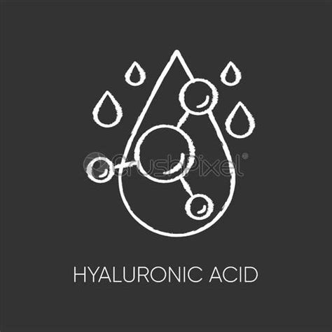 Hyaluronic Acid Icon Hydrating Chemical Formula Collagen To Prevent