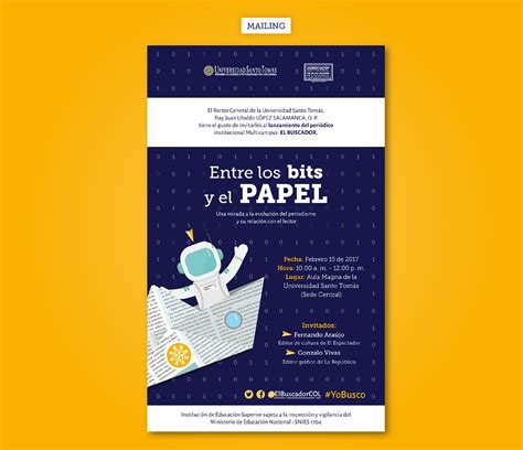 Lanzamiento Peri Dico El Buscador On Behance