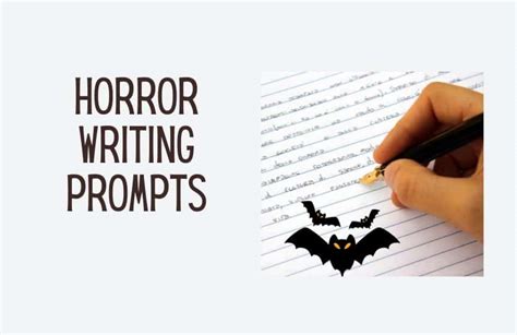 160 Horror Writing Prompts to Formulate the Best Horror Stories! - Kids ...