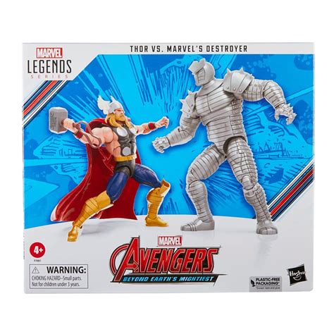 Hasbro 孩之寶 漫威 Marvel 復仇者聯盟60週年 6吋傳奇人物 Thor And Destroyer 兩入組 Pchome 24h購物