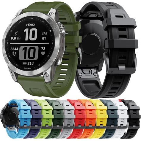 Pulseira De Silicone Quickfit Pulseiras De Rel Gio Para Garmin Fenix X