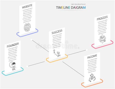 Elementos Infográficos Modernos Con Diagramas De Gráficos Stock de