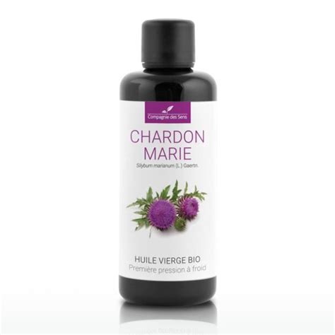 Chardon Marie Huile Végétale Vierge BIO Flacon en verre Première