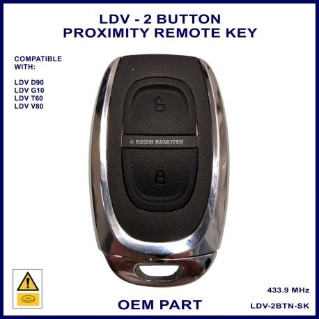 Ldv G Oem Button Smart Proximity Remote Key