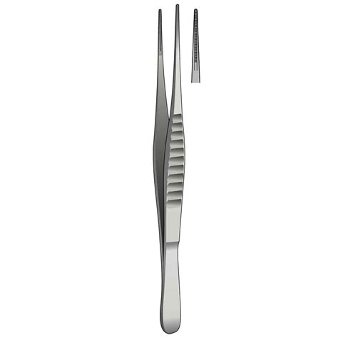 Pinza Vascular Atraumática Recta De Bakey 24cm https