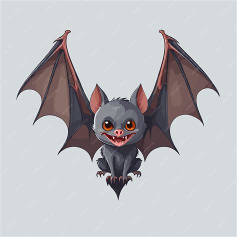 Premium Vector Vampire Bat Vector On White Background