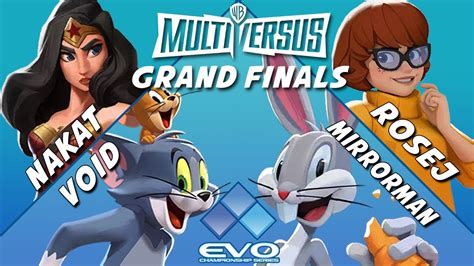 MultiVersus EVO 2022 GRAND FINALS NAKAT VoiD Vs RoseJ Mirrorman