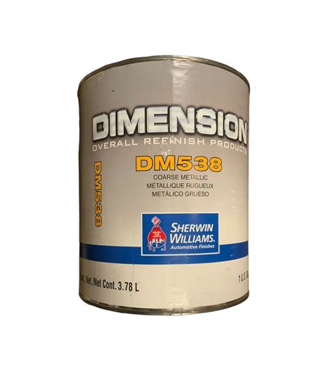 Sherwin Williams DM538 Dimension Mixing Toner 1 Gallon Coarse Metallic