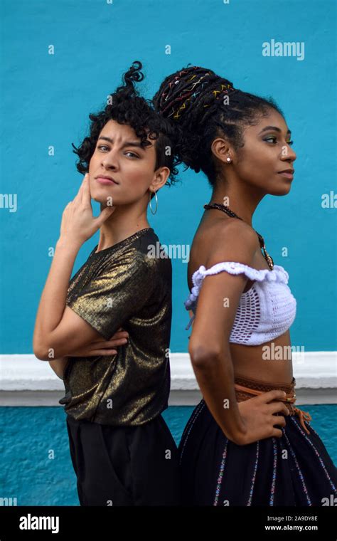 Two Women Touching Each Other Hi Res Stock Photography And Images Alamy