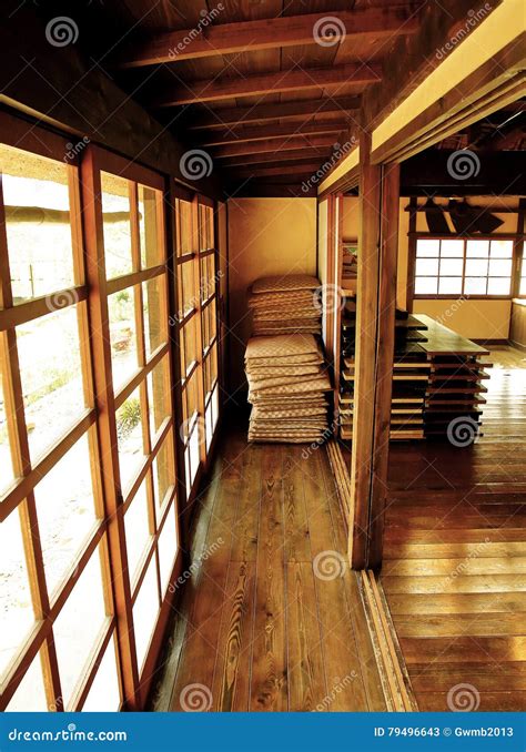 Old Traditional Japanese House Interior Stock Image - Image of prefecture, house: 79496643