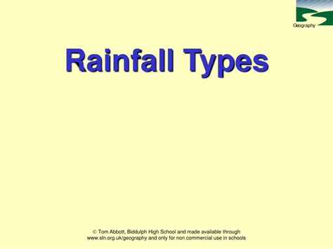 PPT - Rainfall Types PowerPoint Presentation, free download - ID:495727