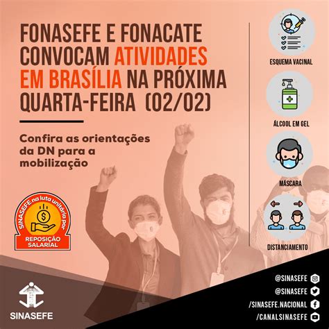 Fonasefe E Fonacate Convocam Atividades Em Bras Lia Na Pr Xima Quarta