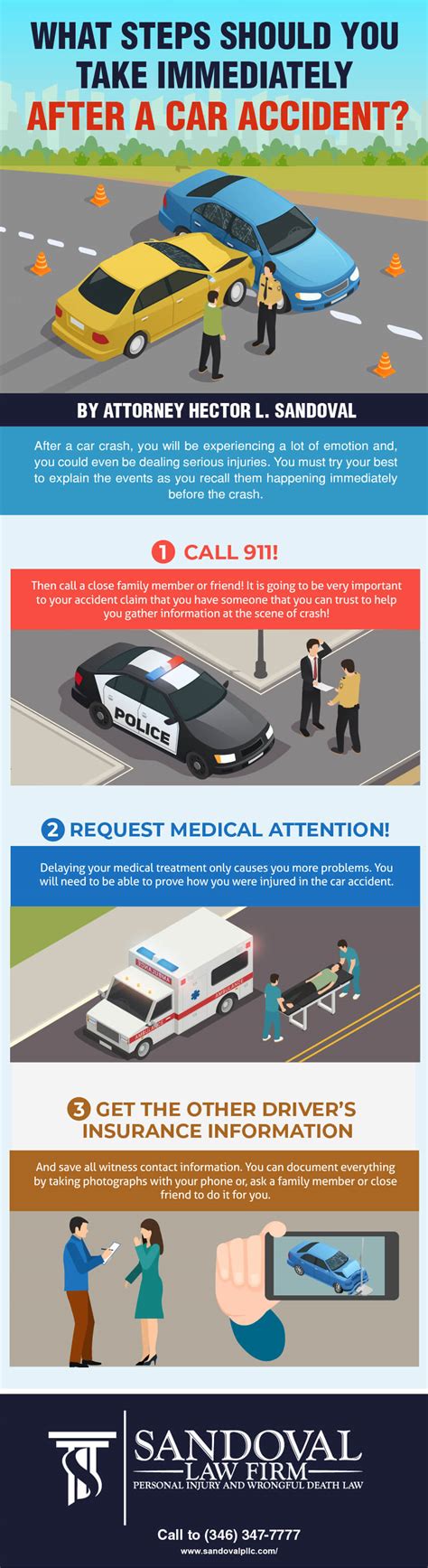 What Steps Should You Take Immediately After A Car Accident