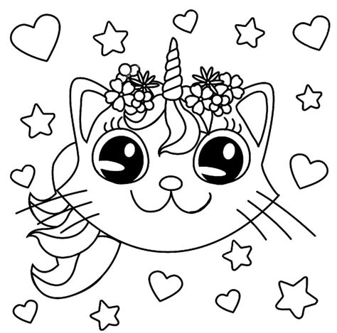 Desenhos Para Colorir De Gato Unicornio Background Colorier Porn Hot